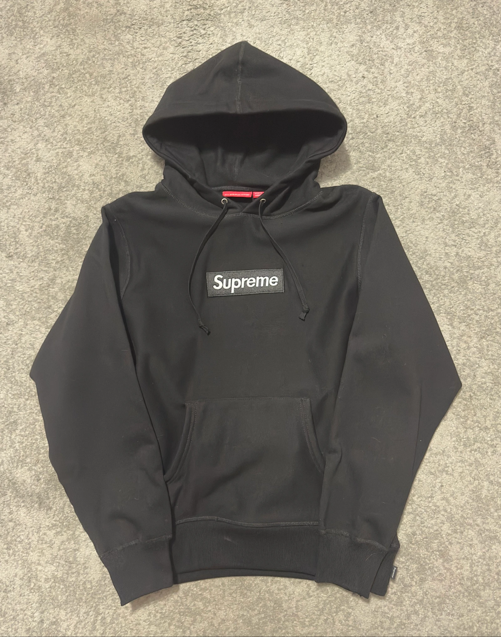 Supreme Box Logo Sweat à Capuche Noir – photo 3